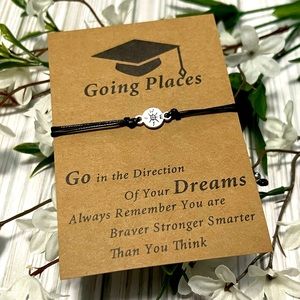 Going Places Graduation Bracelet, Super Cute, Class of 2025